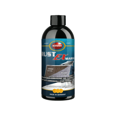 AUTOSOL® Marine Rust EX rust remover for marine equipment.