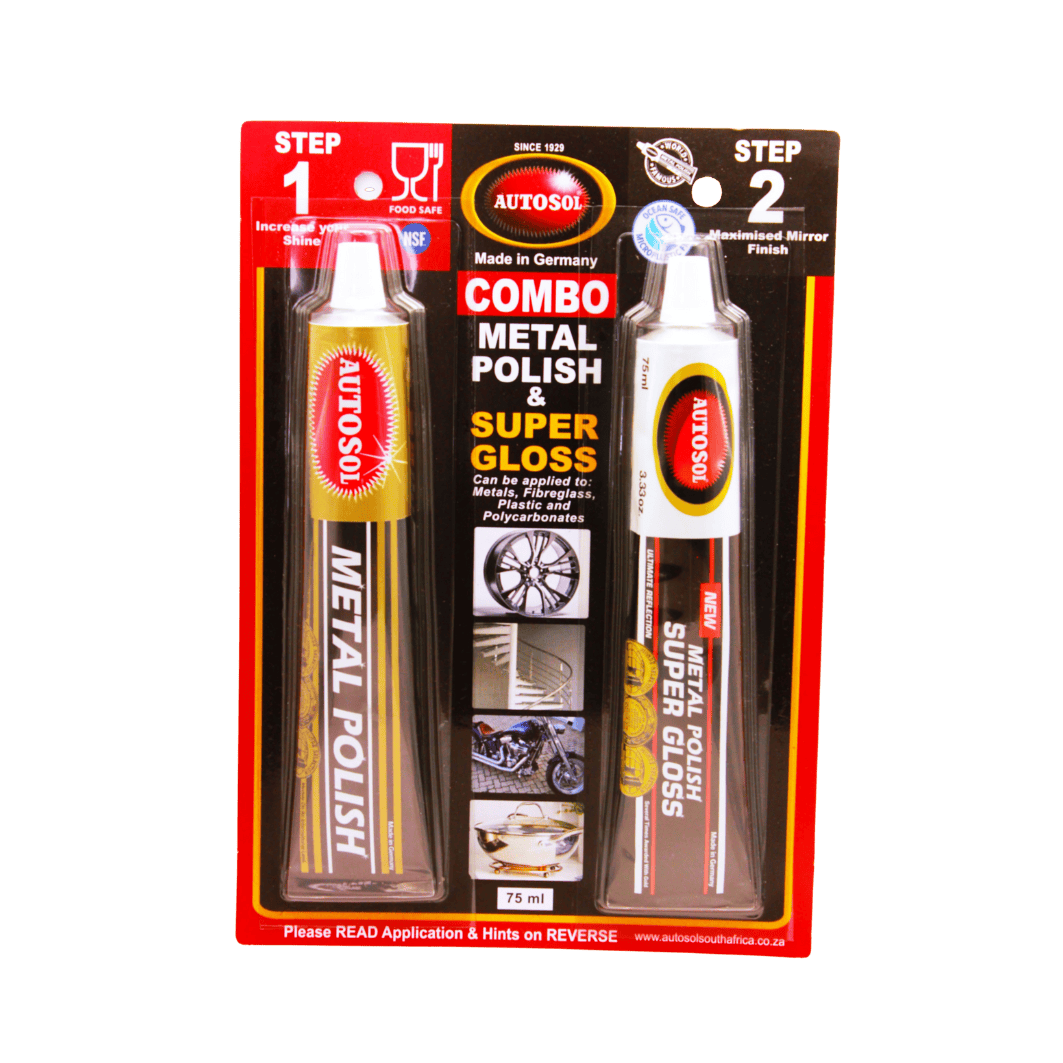 AUTOSOL® Metal Polish & Super Gloss Combo Pack